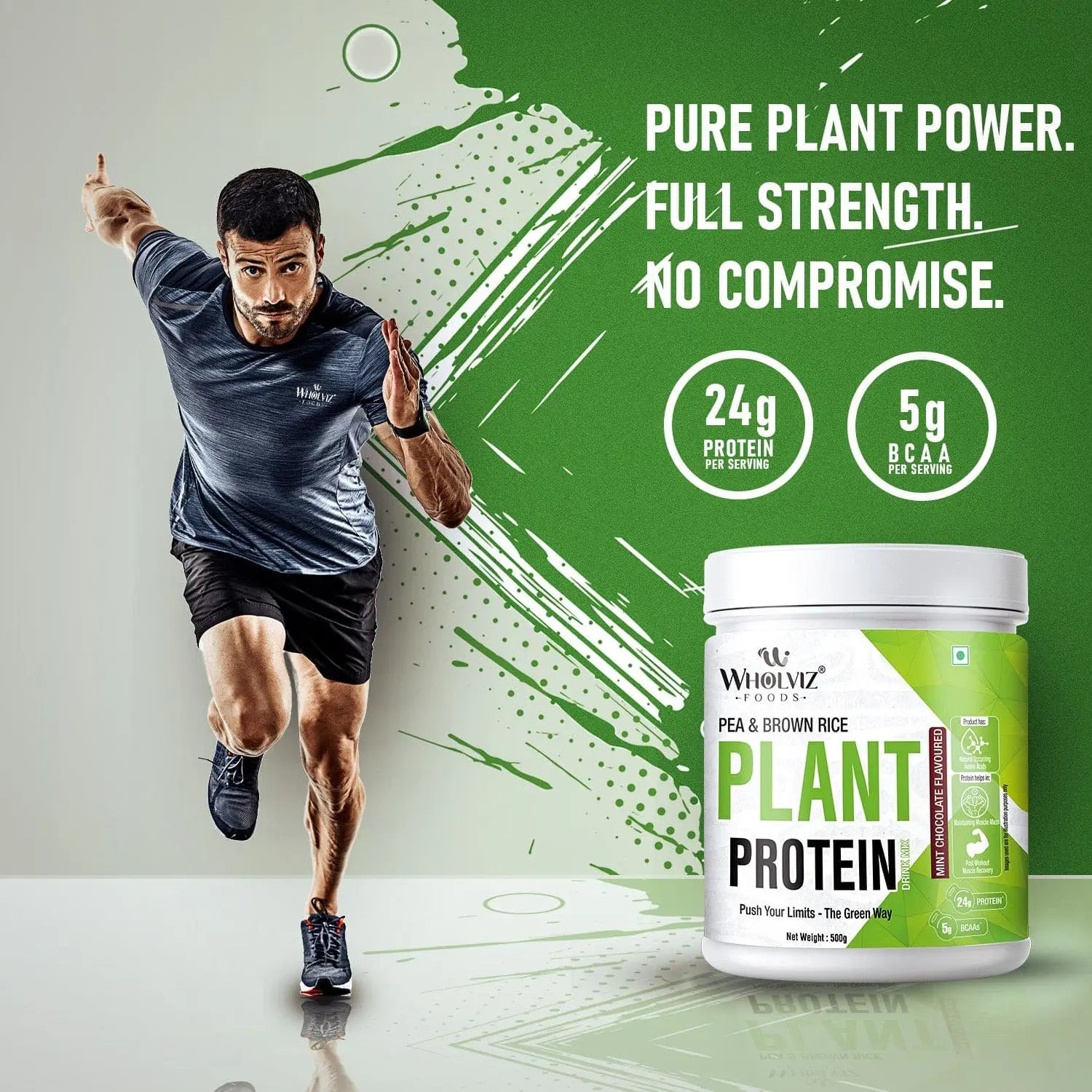 Plant based protein powder