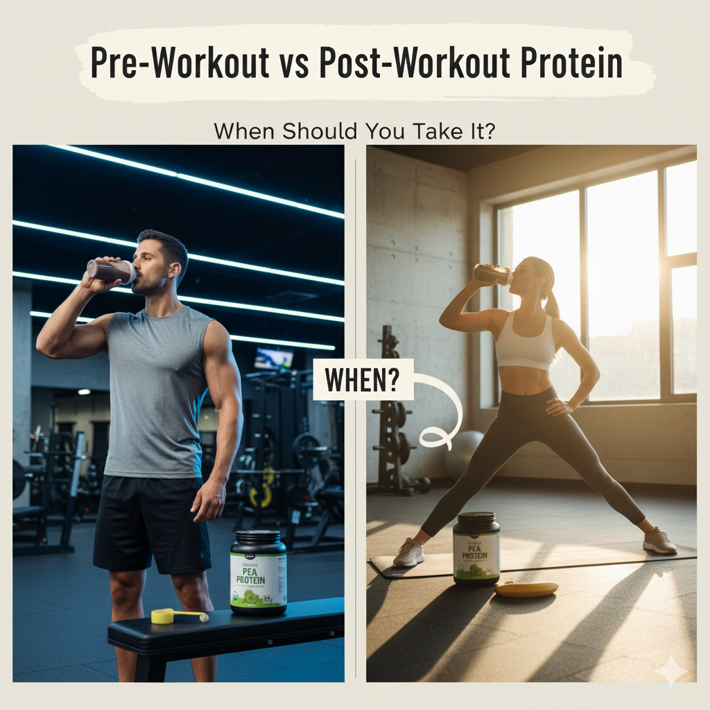 Pre-Workout vs Post-Workout Protein: When Should You Take It?
