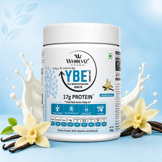 YBE Adult Protein Drink Mix – Vanilla - 200g