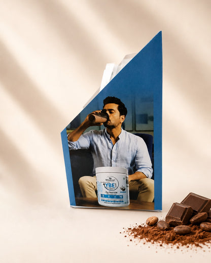 YBE Adult Protein Drink Mix – Chocolate - 17G SACHET Trial Pack (Pack of 12) .