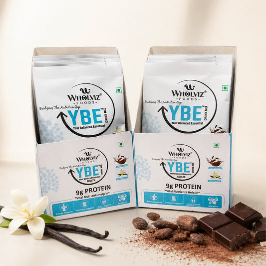 YBE Adult Protein Drink Mix – Chocolate - 17G SACHET Trial Pack (Pack of 12) .