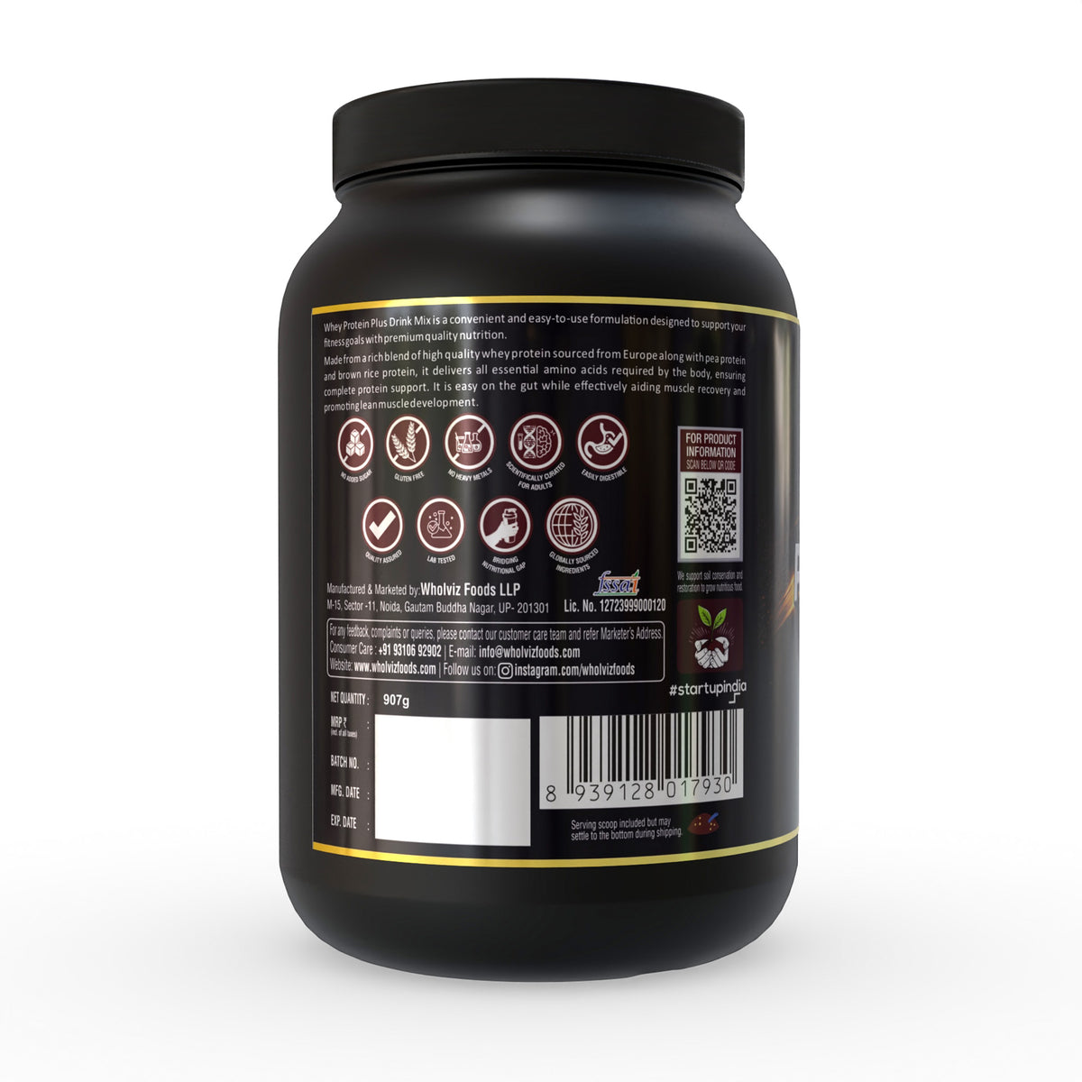 COMBO Pack Of Plant Protein Drink Mix – Pea & Brown Rice | Chocolate | 500g + Whey Protein Alpha drink mix – 2 lbs Chocolate flavour