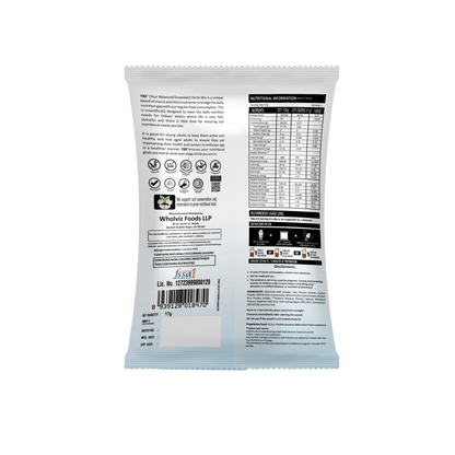 YBE Adult Protein Drink Mix – Chocolate - 17G SACHET Trial Pack (Pack of 24) .
