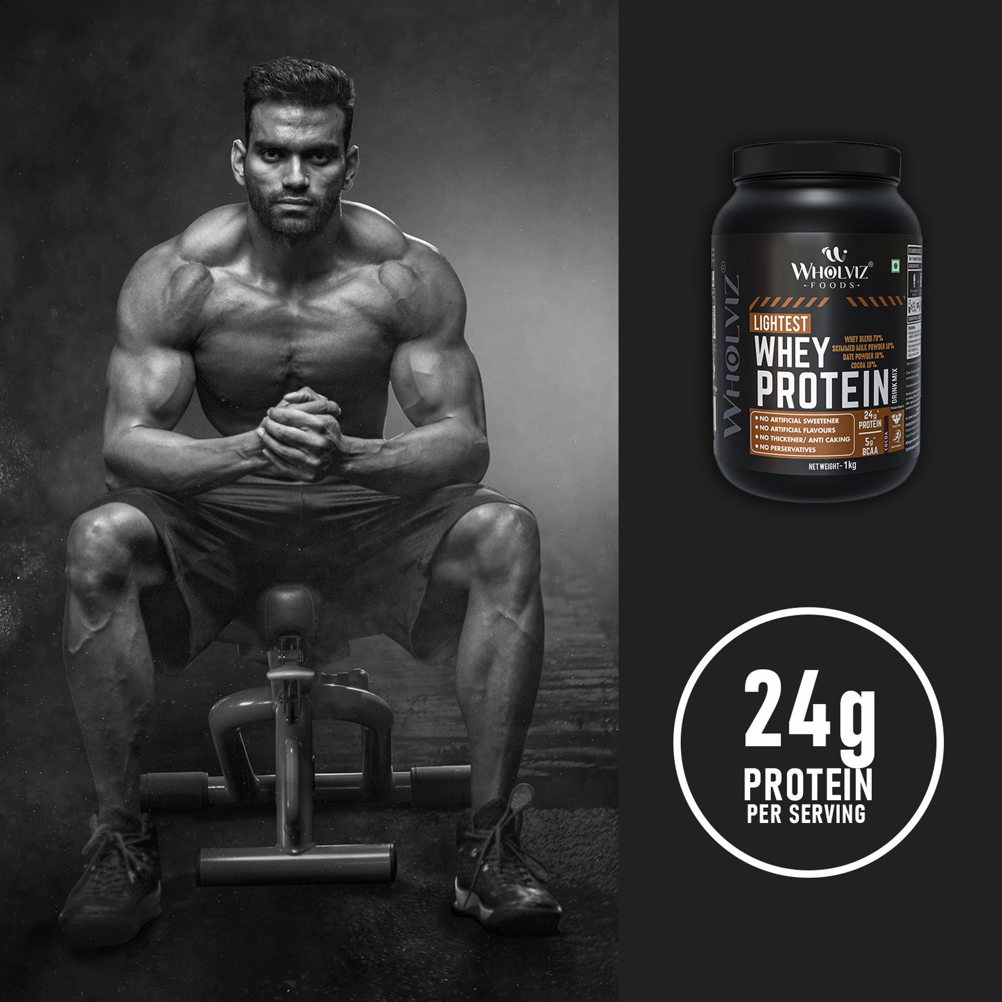 Lightest Whey Protein Drink Mix – Cocoa - 1Kg