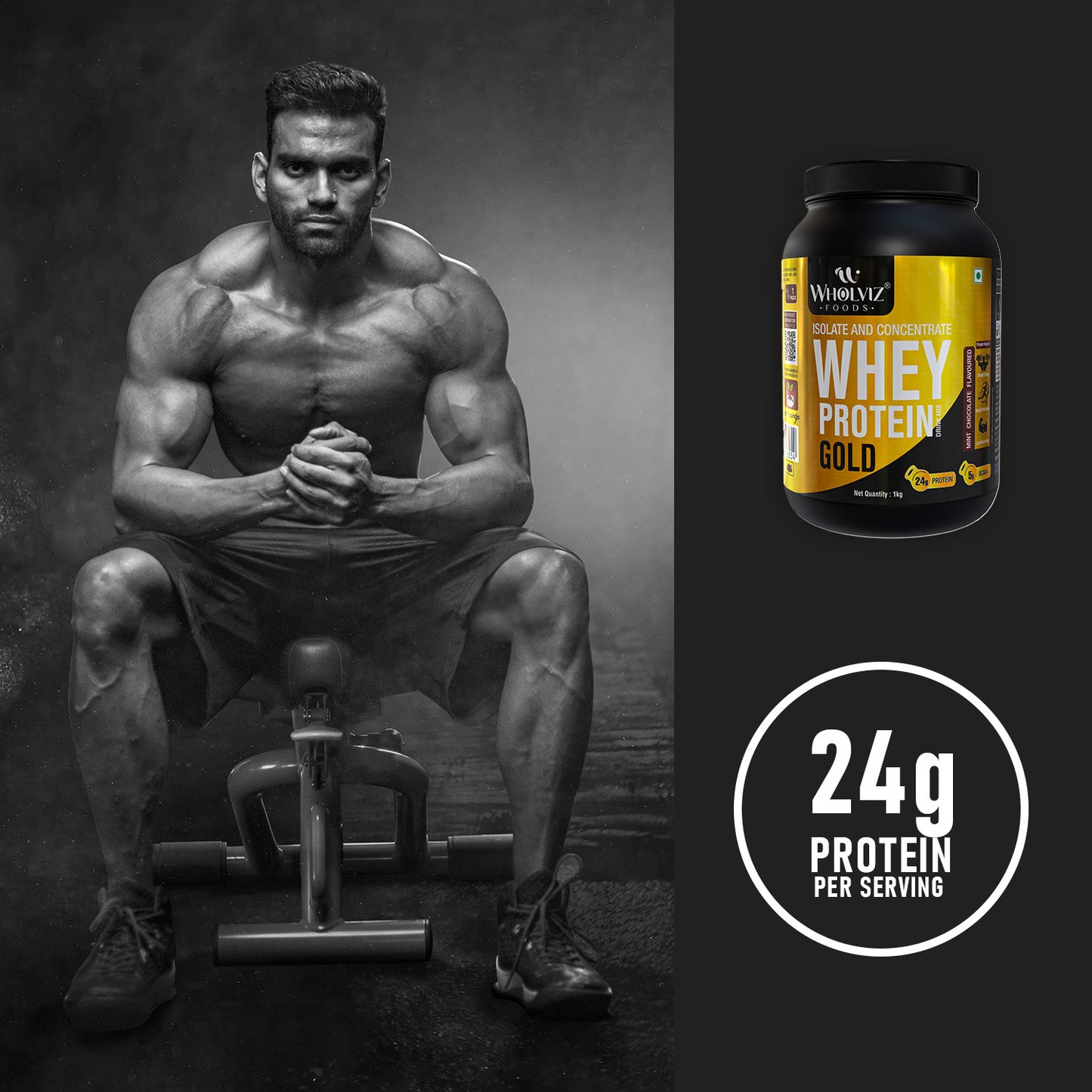 Whey Protein Gold Drink Mix – Chocolate Mint - 1Kg