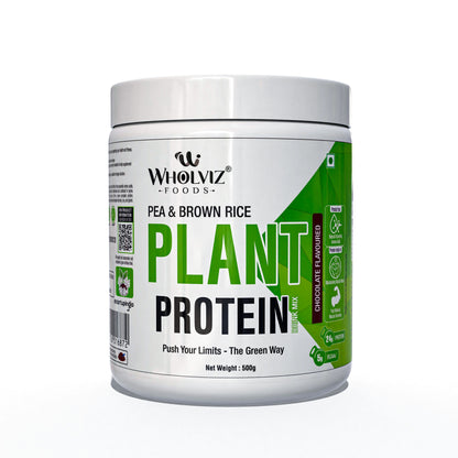 Combo Pack of 2 Plant Protein Drink Mix – Pea & Brown Rice | Chocolate | 500g