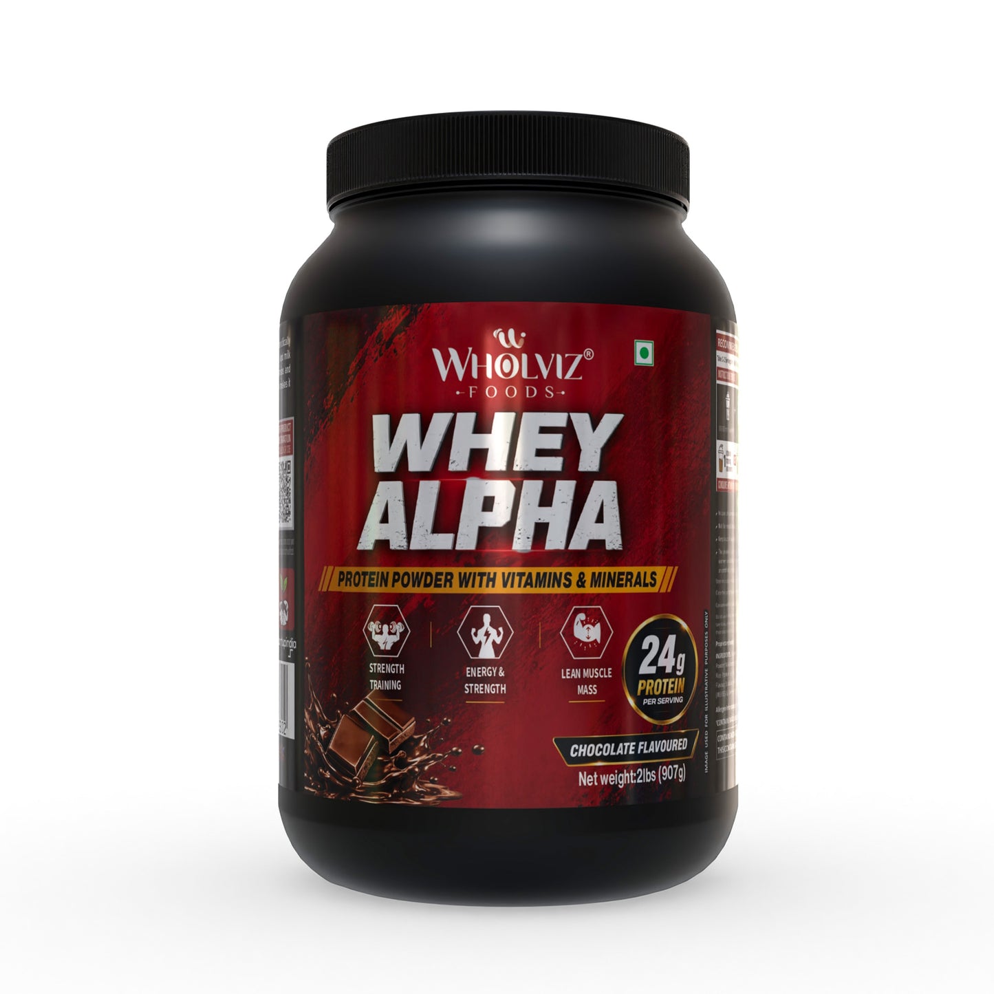 Whey  Protein Alpha drink mix – 2 lbs  Chocolate flavour