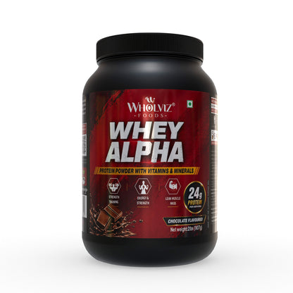 Whey Protein Alpha drink mix – 2 lbs  Chocolate flavour