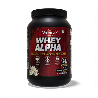 Whey  Protein Alpha drink mix – 2 lbs  Vanilla flavour