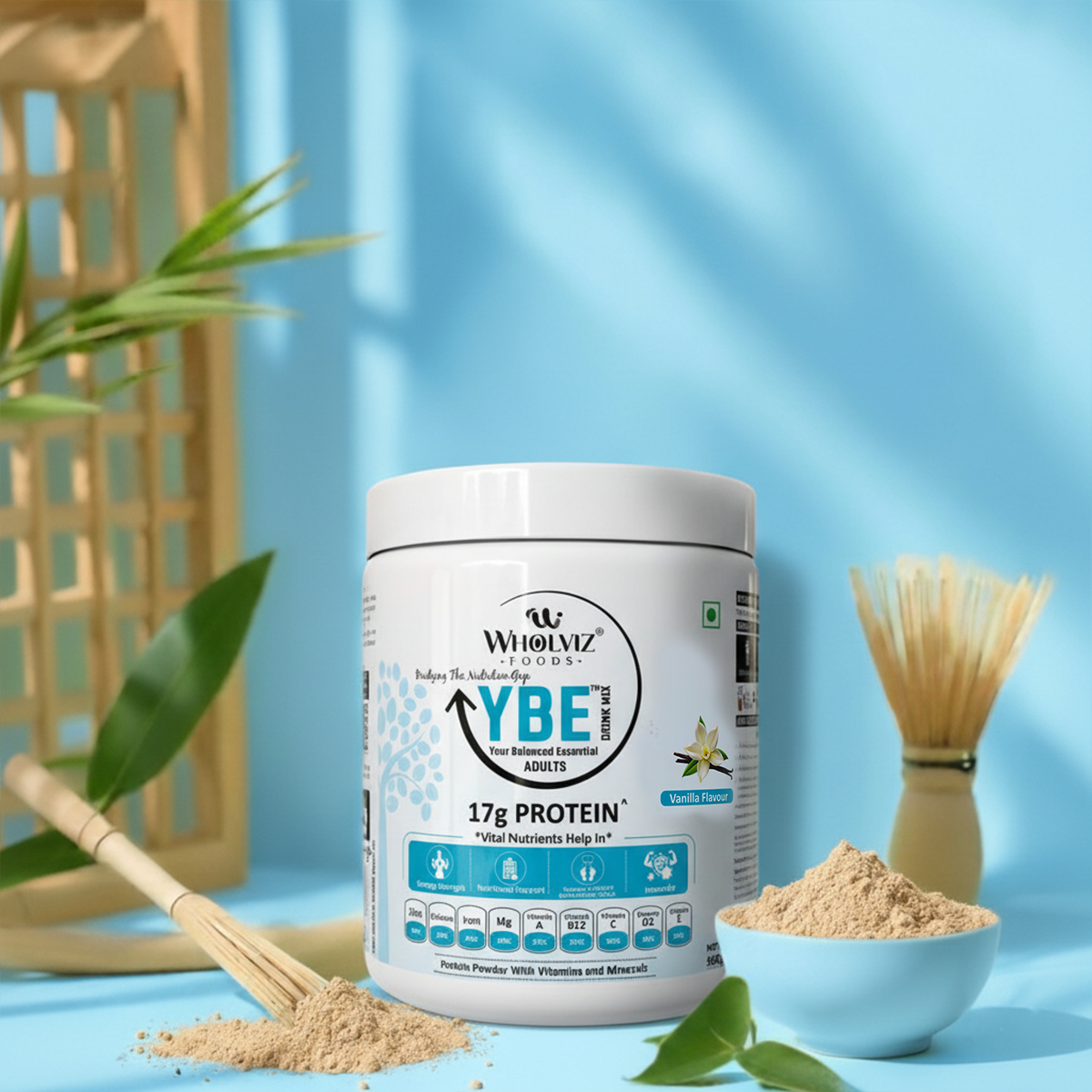 YBE Adults Drink Mix – Vanilla - 500g